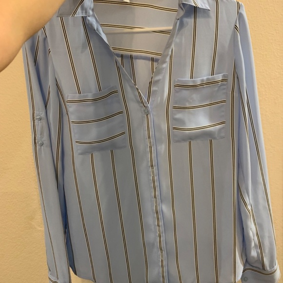 Express- Portofino Slim Fit Button Shirt - Picture 2 of 10